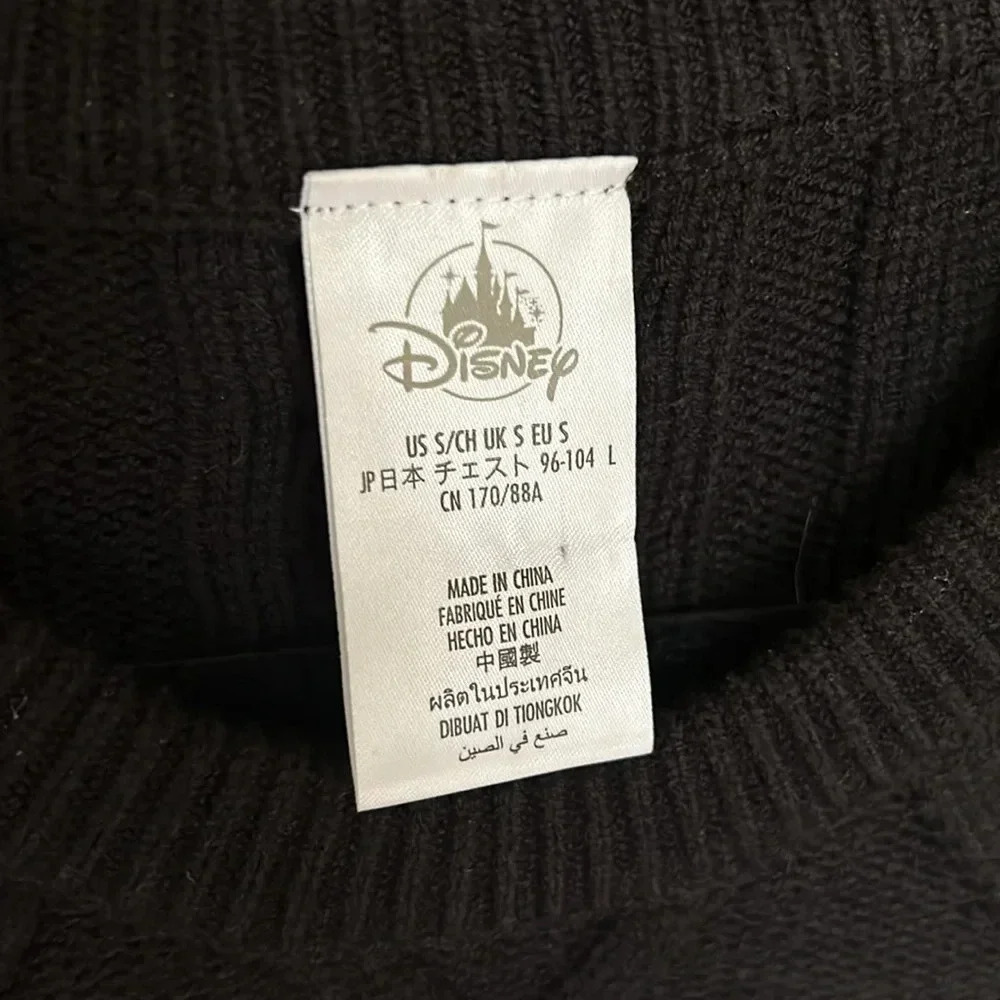 Disney Parks x Marvel Avengers Black Panther Cable Knit Sweater | Size S - Picture 8 of 9